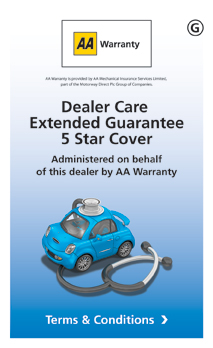 AA Warranty 5 Star - Dealer Care Extended Guarantee